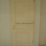 Porte intérieure de communication MDF MASSIF  CHENE  SAPIN sur mesure Moulurée Vitée plaquée  TELLEY   (114)