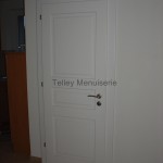 Porte intérieure de communication MDF MASSIF  CHENE  SAPIN sur mesure Moulurée Vitée plaquée  TELLEY   (118)